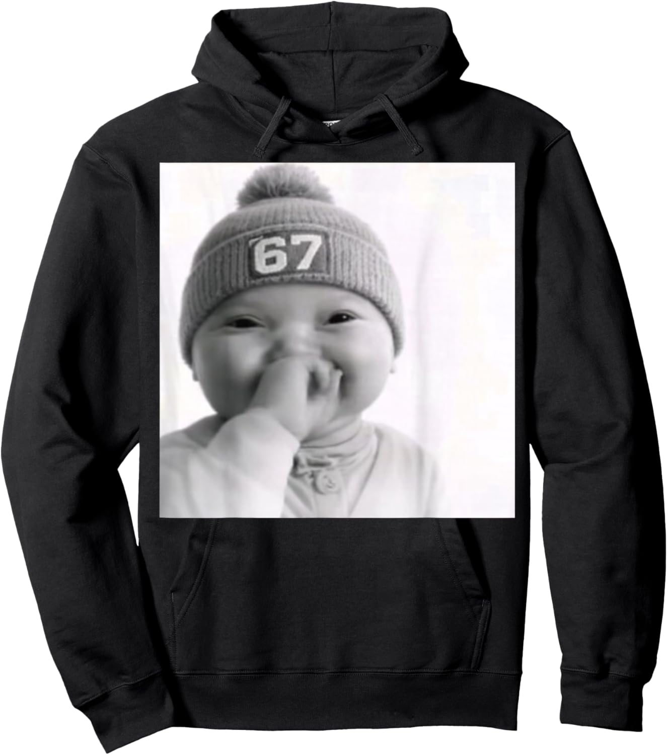 Ai Baby 67 Meme Hoodie - Hoodie | Black