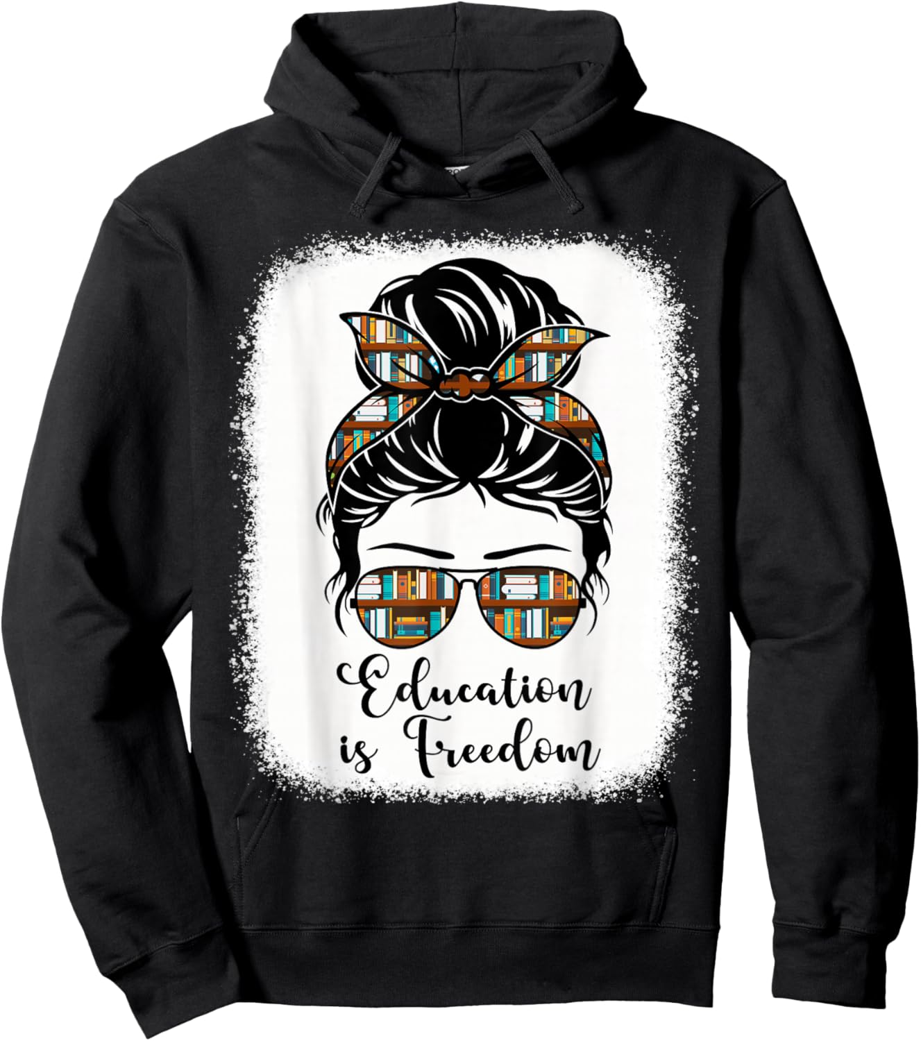 Black History Education is Freedom Books African American Hoodie - Hoodie | Black