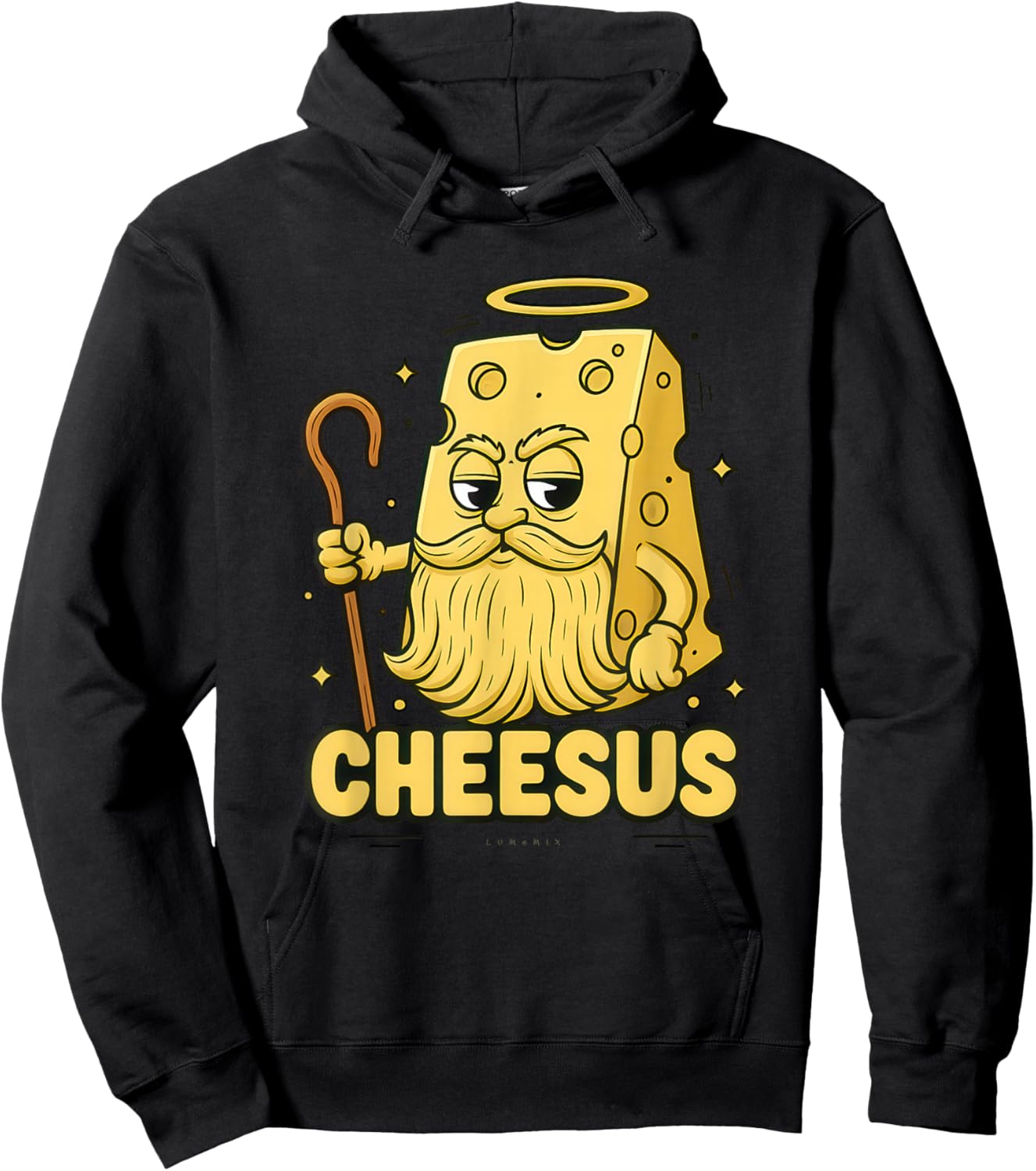 Funny Christian Shirts Crazy Cheesus Religious Gifts Cheese Hoodie - Hoodie | Black