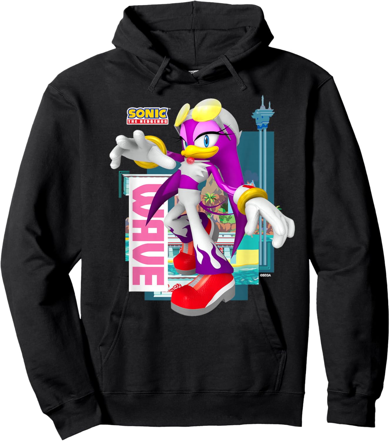 Sonic The Hedgehog - in The Zone - Wave Hoodie - Hoodie | Black
