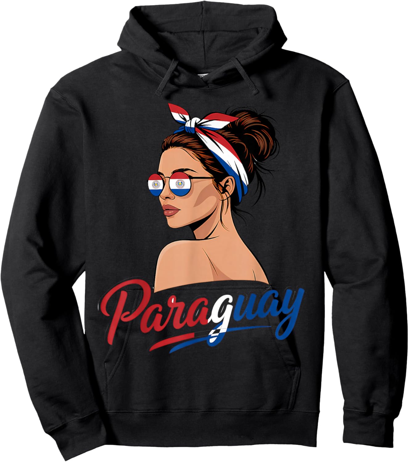 Paraguay Roots Paraguayan Flag Hoodie - Hoodie | Black