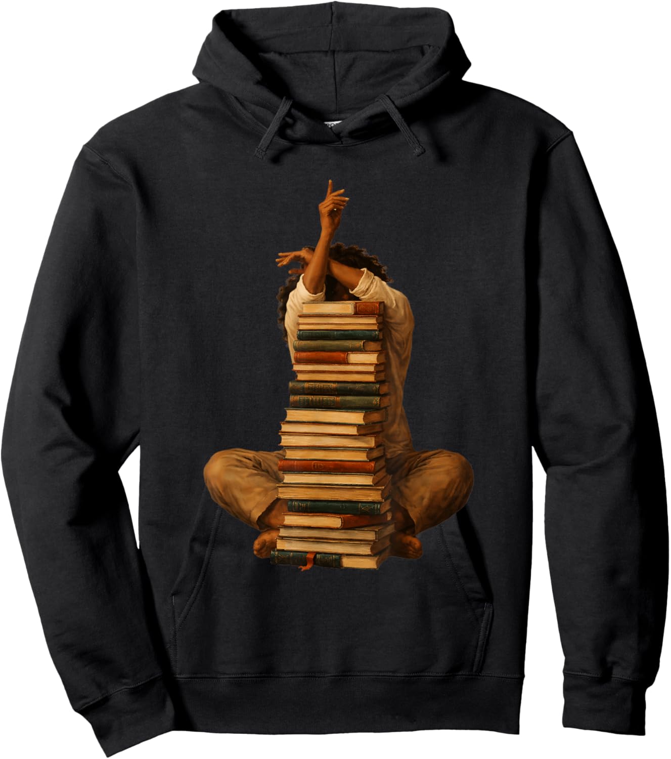 Melanin Reader Hoodie - Hoodie | Black