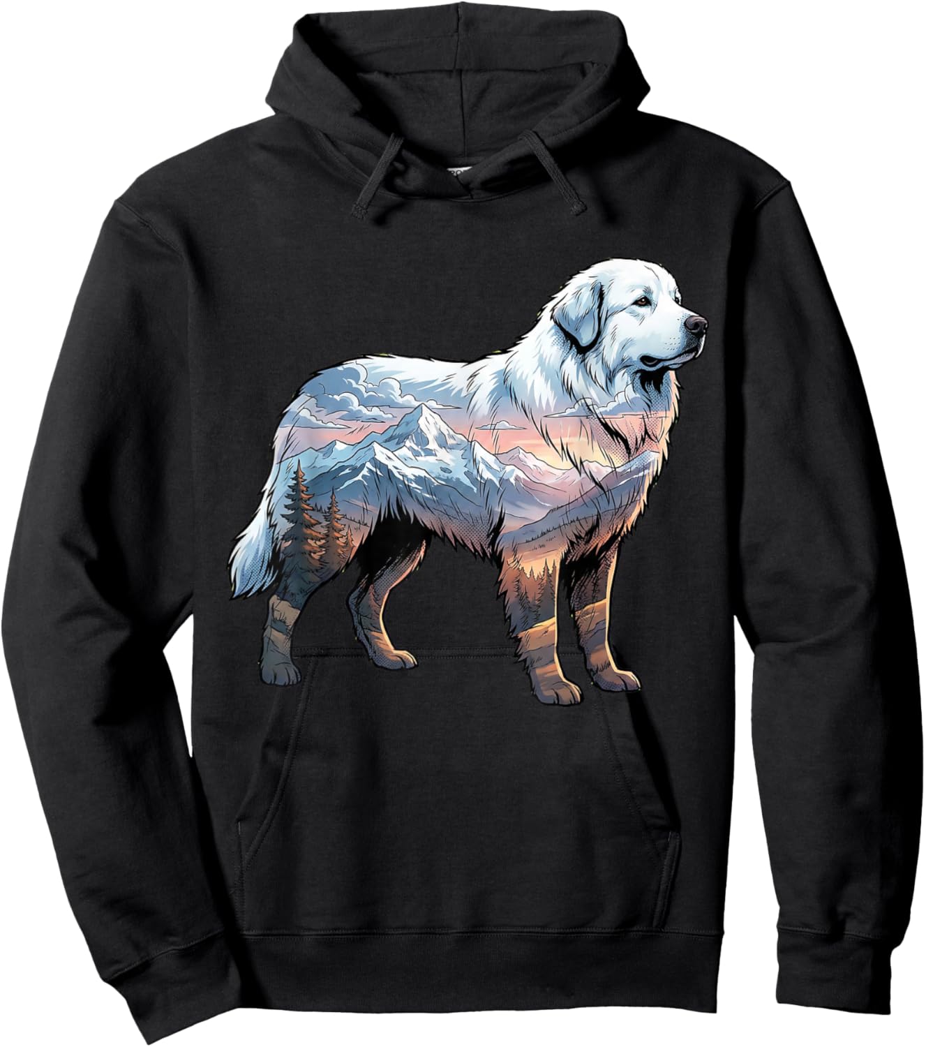 Great Pyrenees Hoodie - Hoodie | Black