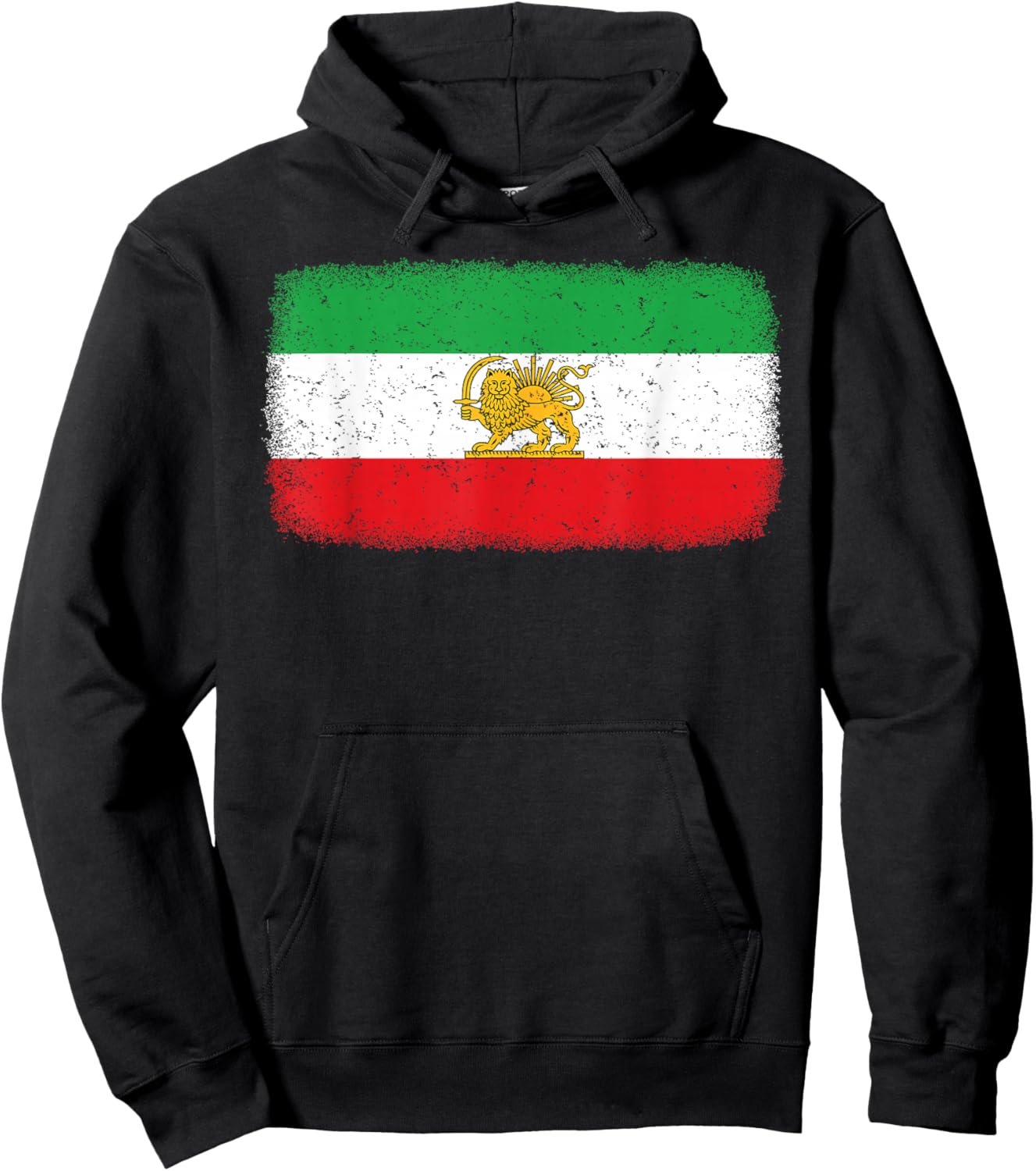 Iran Flag Lion Persian Men Women Kids Hoodie - Hoodie | Black