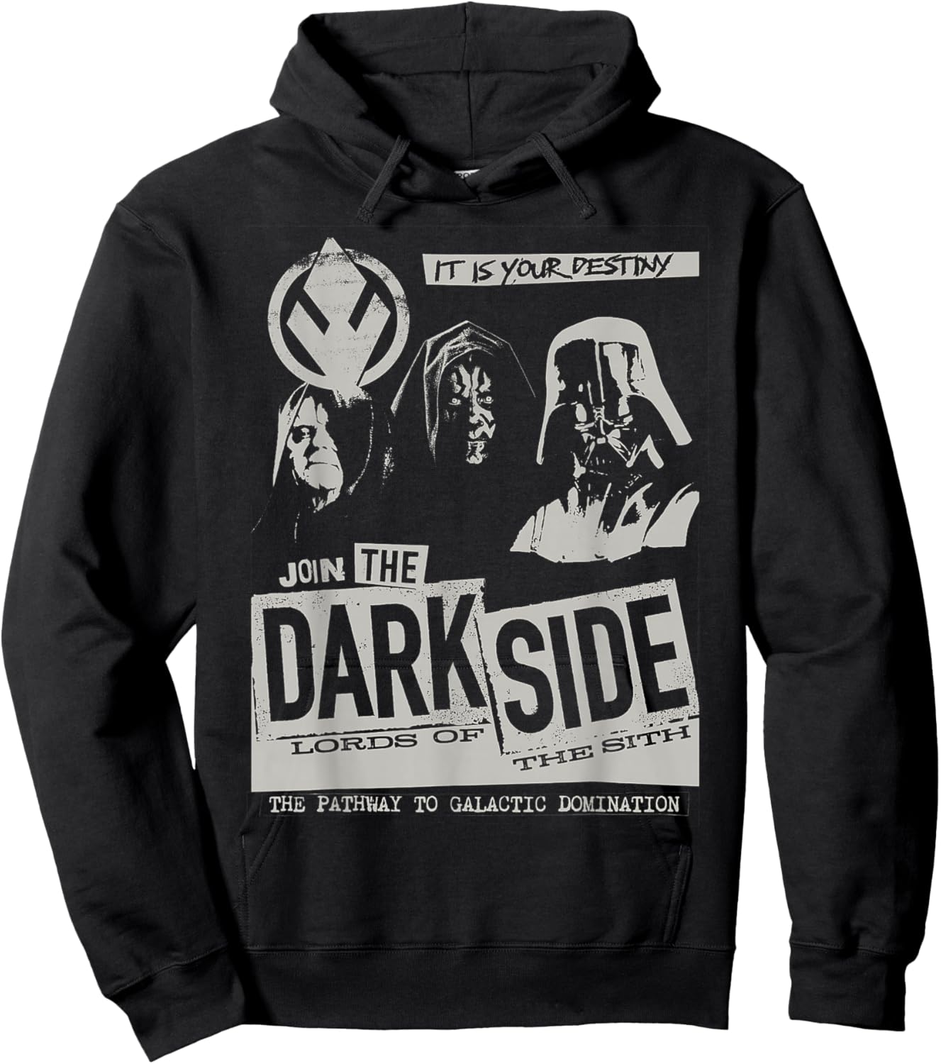 Star Wars Revenge of The Sith Join The Dark Side Hoodie - Hoodie | Black