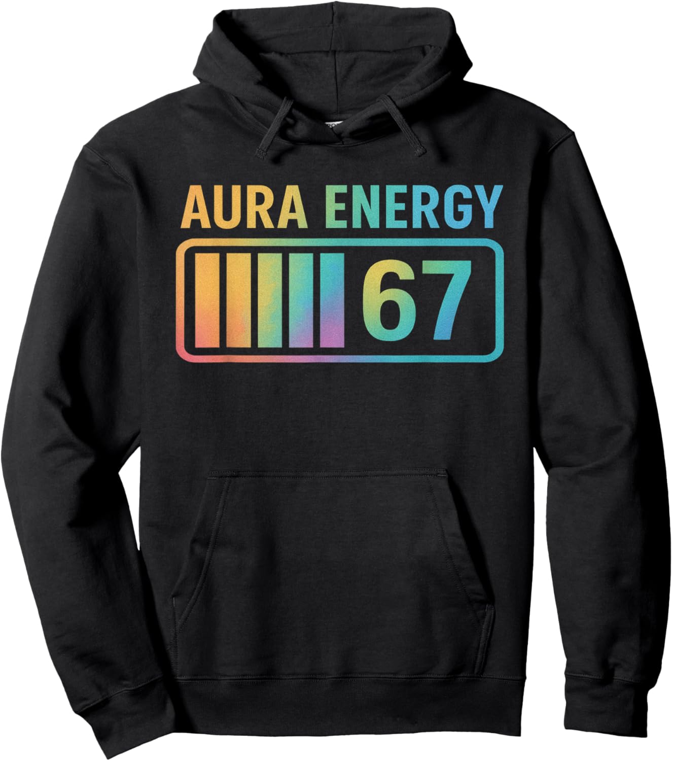 Aura Energy 67 Gen Alpha 6 7 Meme Infinite Rizz Stats 2026 Hoodie - Hoodie | Black