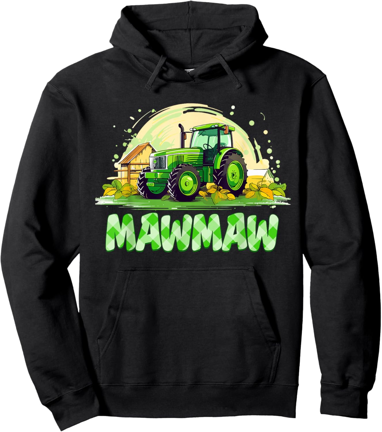 Mawmaw Family Tractors Farm Trucks Hoodie - Hoodie | Black