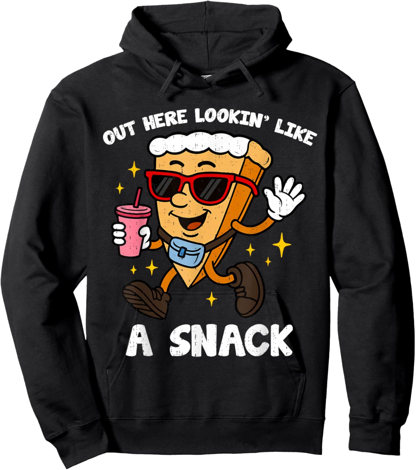 Pumpkin Pie Lookin Like Snack Funny Thanksgiving Boys Girls Hoodie - Hoodie | Black