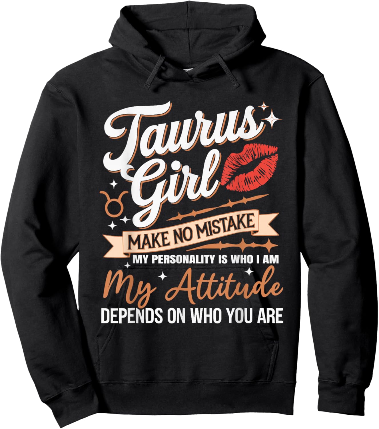 Zodiac Sign Taurus Sign Constellation Birthday Horoscope Hoodie - Hoodie | Black