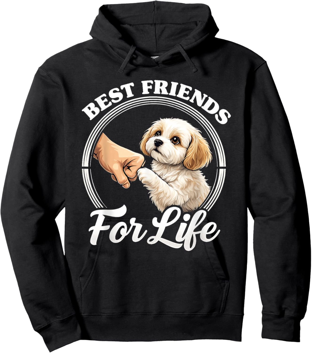 Cavachon Dog Lover Design Beautiful Cavachon Hoodie - Hoodie | Black