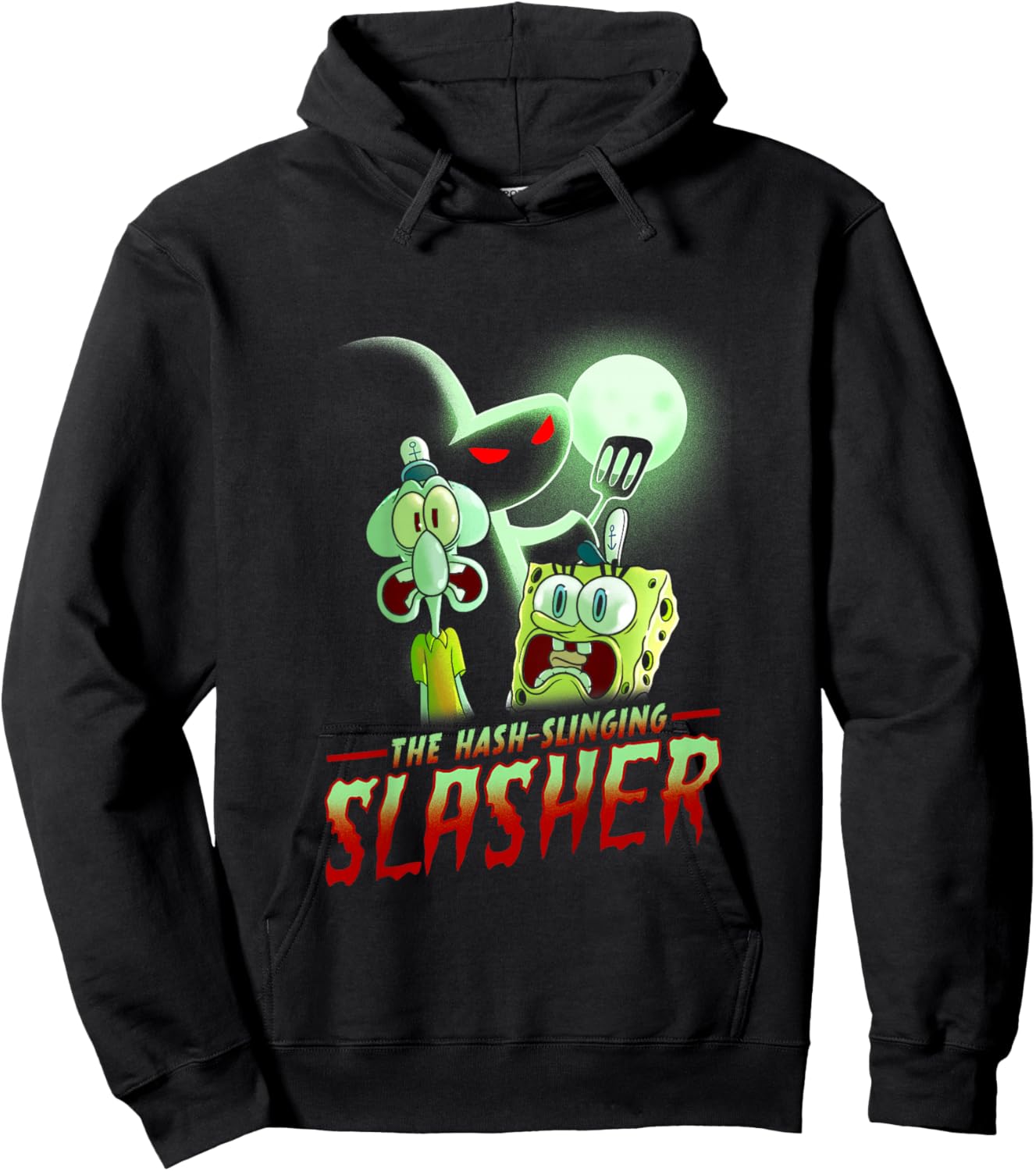 Spongebob Squarepants The Hash Slinging Slasher Spooky Hoodie - Hoodie | Black