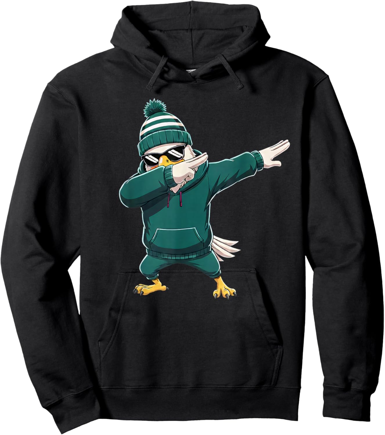 Eagle Dabbing Women Youth Toddler Kids Boys Girls Hoodie - Hoodie | Black