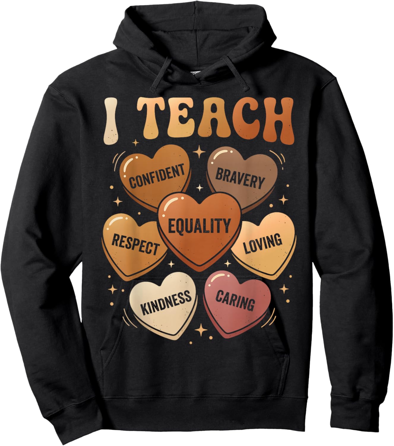 Black History Month I Teach Black History Teacher Melanin Hoodie - Hoodie | Black