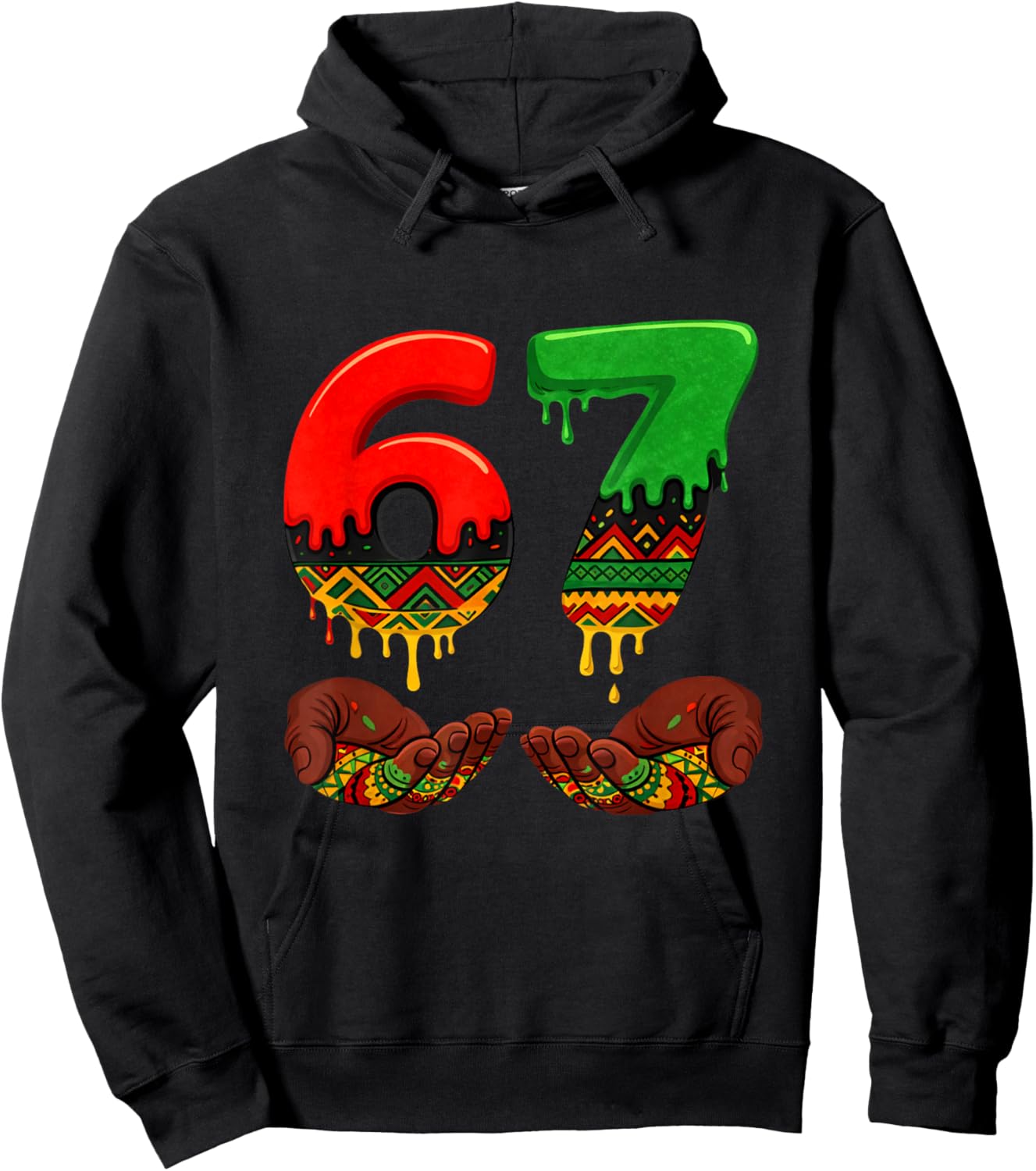 67 Black History Month Six Seven African American Kids Boys Hoodie - Hoodie | Black