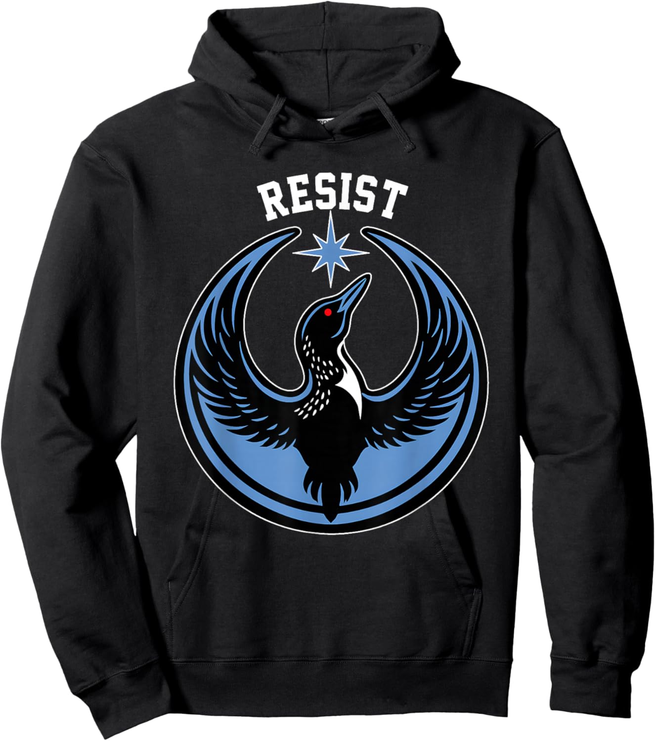 Resist Minnesota Rebel New State Flag Hoodie - Hoodie | Black