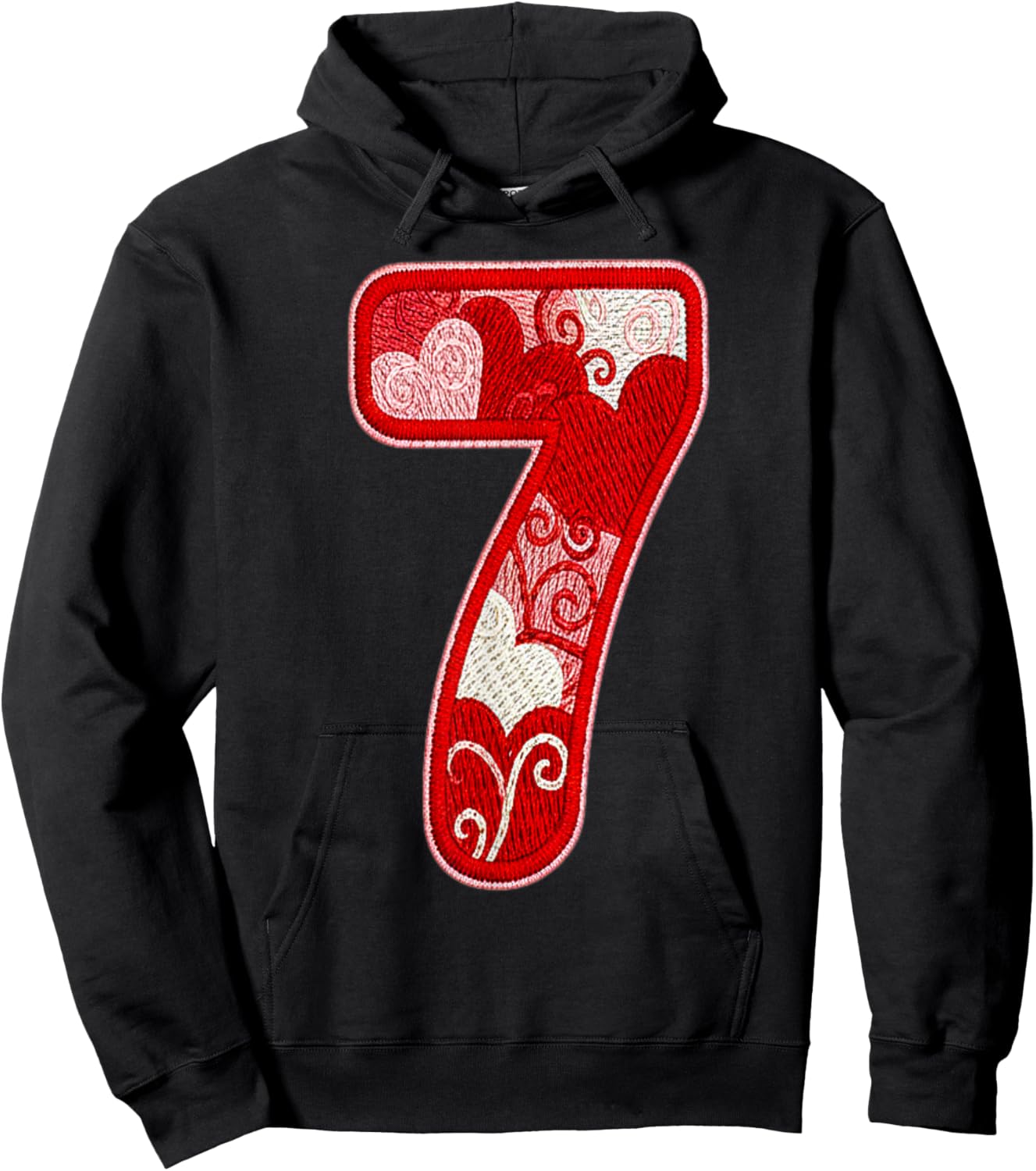 Funny 67 Meme Six Seven Heart Matching Couples Valentines Hoodie - Hoodie | Black