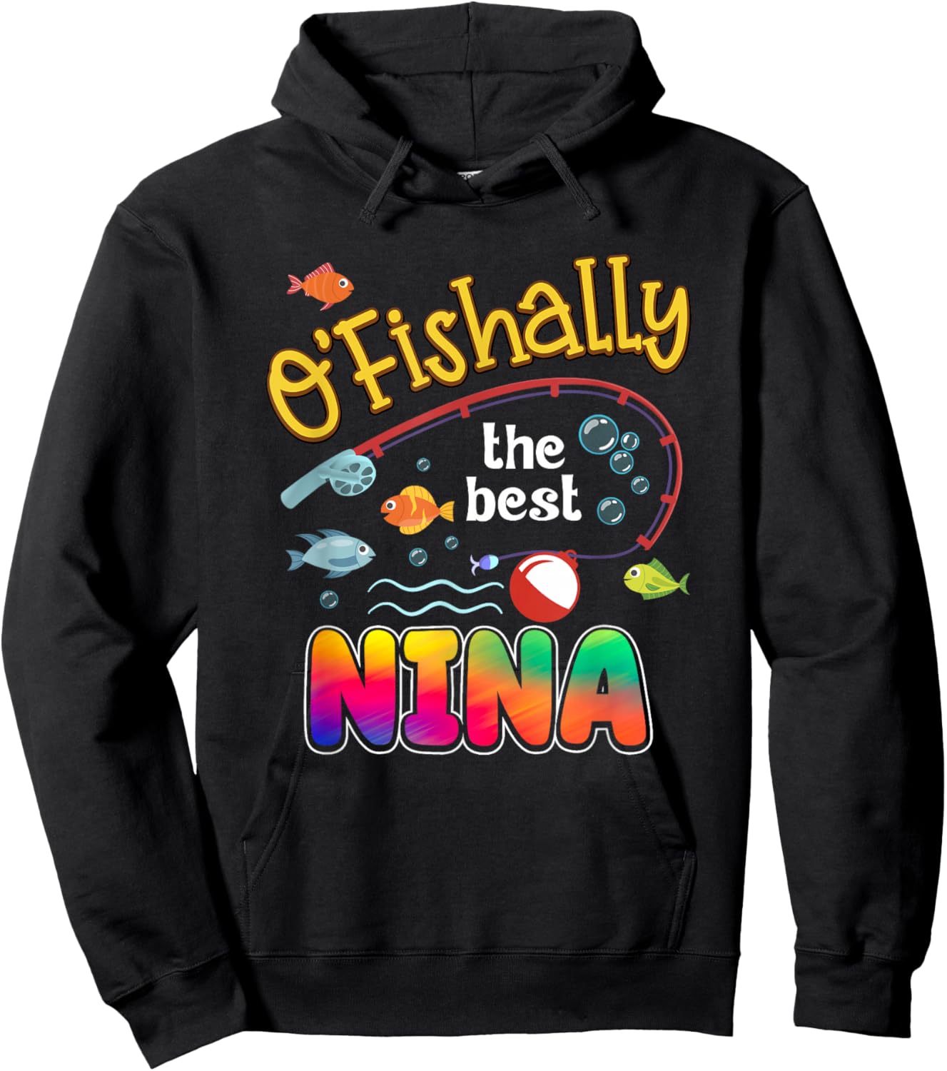 Ofishally The Best Nina of The Birthday Boy Hoodie - Hoodie | Black