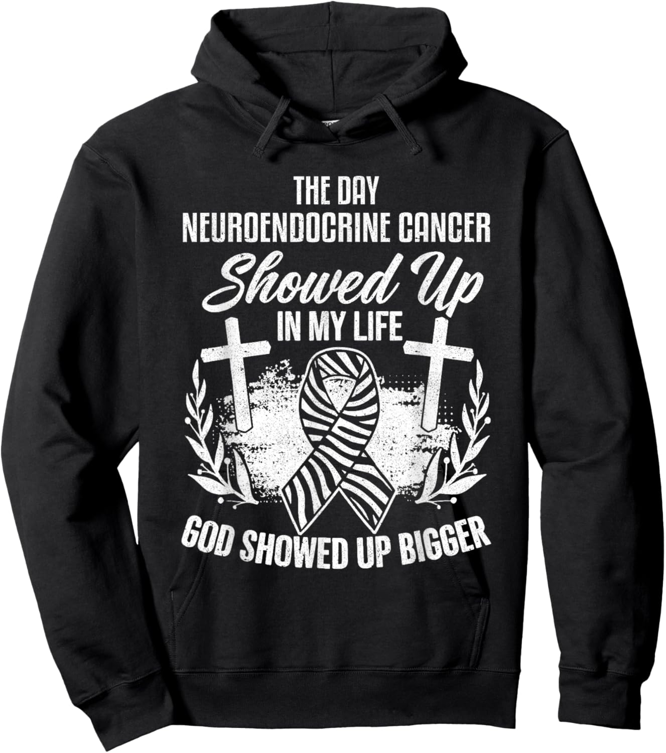 Neuroendocrine Tumor Awareness NET Cancer Warrior Carcinoid Hoodie - Hoodie | Black