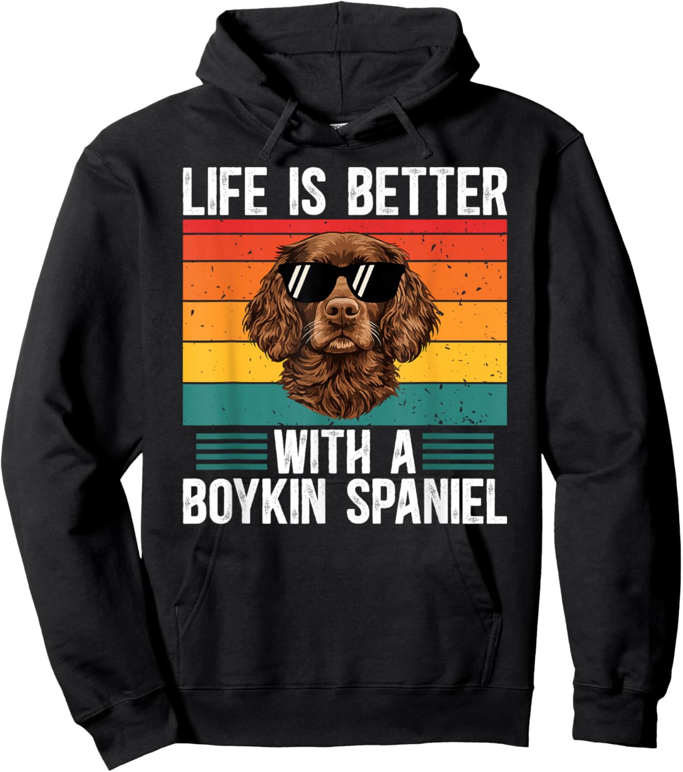 Boykin Spaniel Dog Boykin Spaniel Owner Boykin Spaniel Lover Hoodie - Hoodie | Black