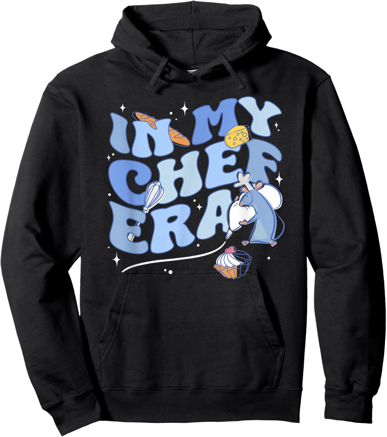 Disney Pixar Ratatouille in My Chef Era Funny Sketch Style Hoodie - Hoodie | Black
