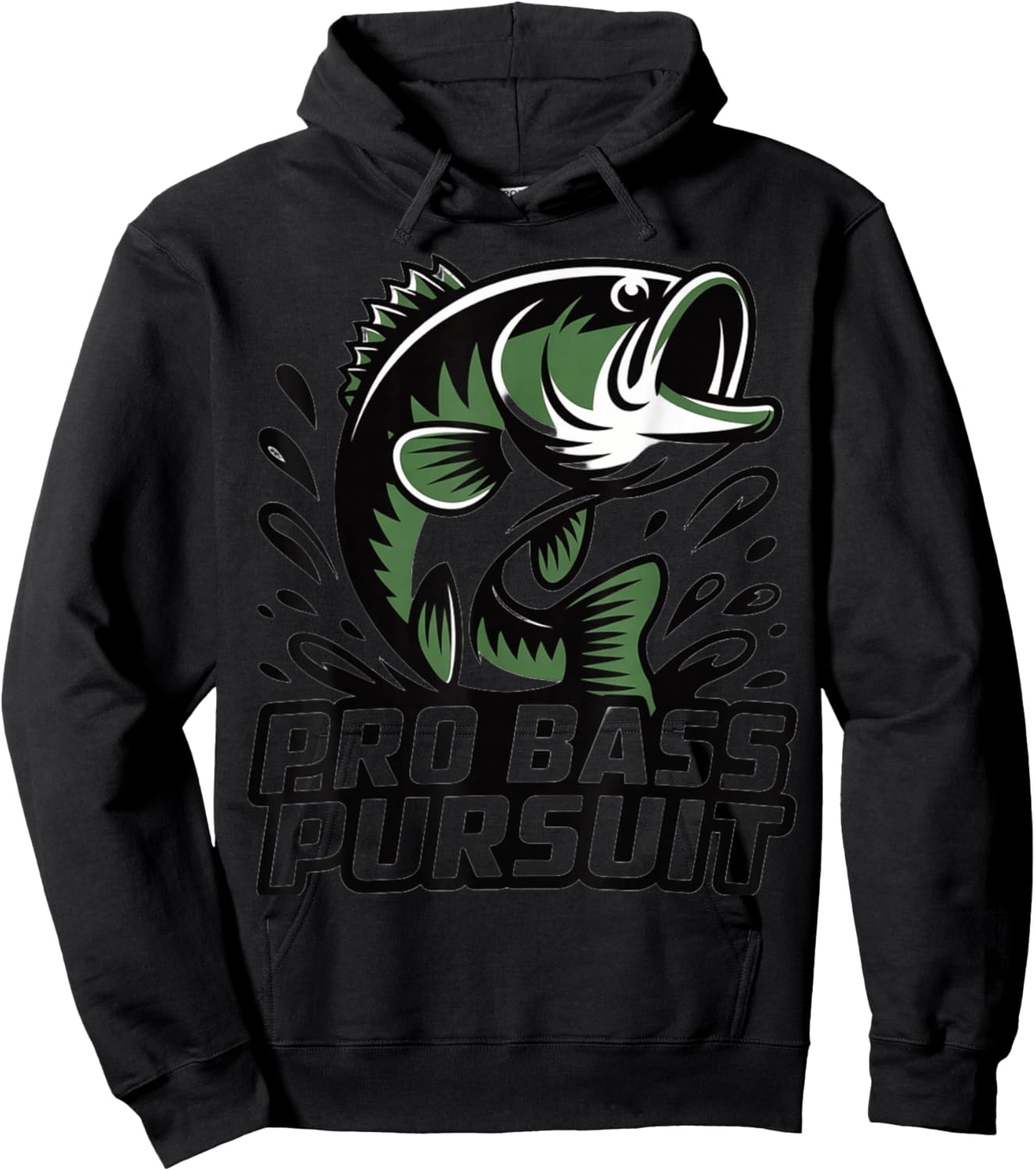 Pro Bass Pursuit for Fisherman Pride Hoodie - Hoodie | Black
