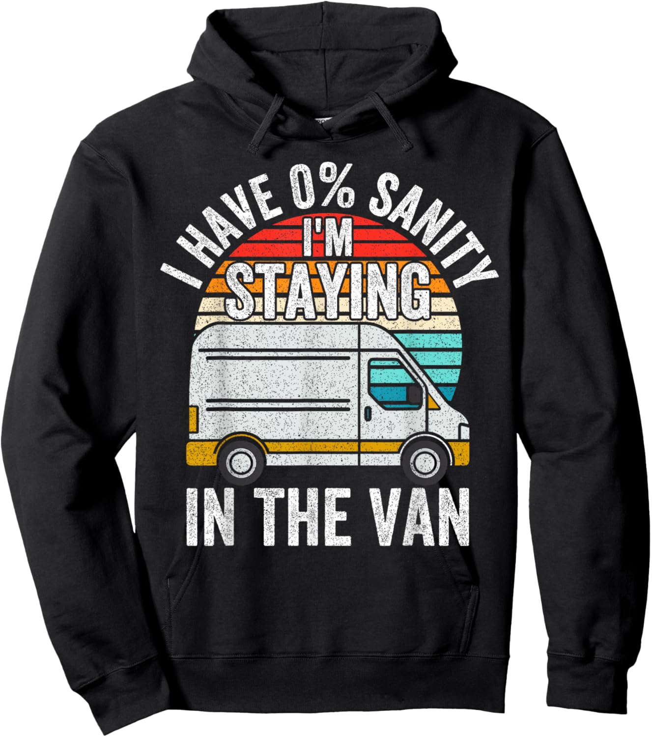 Vintage I'm Staying in Tha Van Phasmophobia Gamer Man Women Hoodie - Hoodie | Black