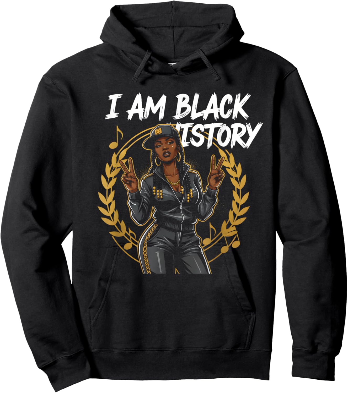 I Am Black History Africa Saying Black History Month Hoodie - Hoodie | Black