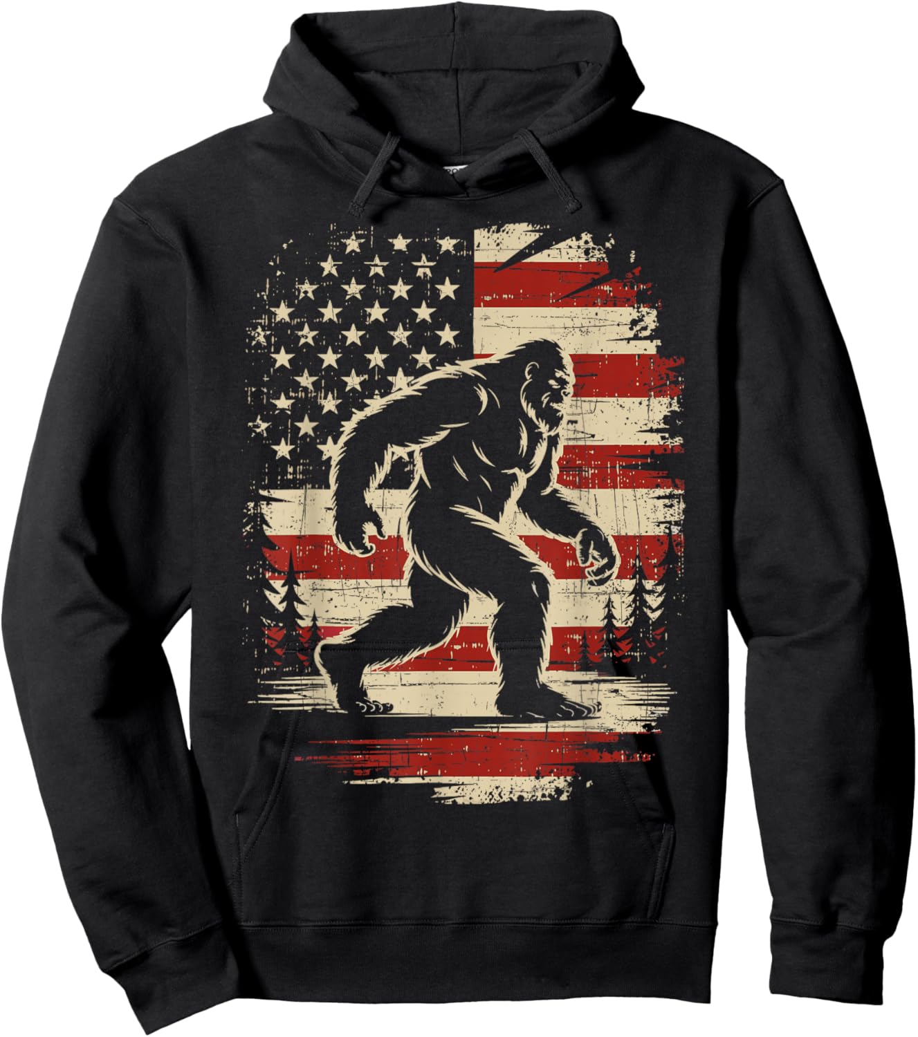 Patriotic 4th of July Hoodie - Hoodie | Black