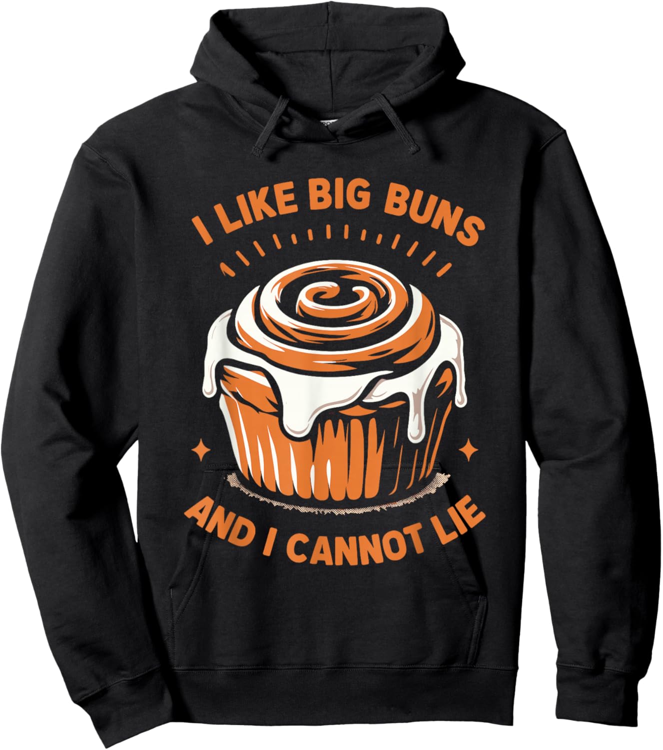Funny Cinnamon Roll Dessert Food Cinnamon Roll Lover Baker Hoodie - Hoodie | Black