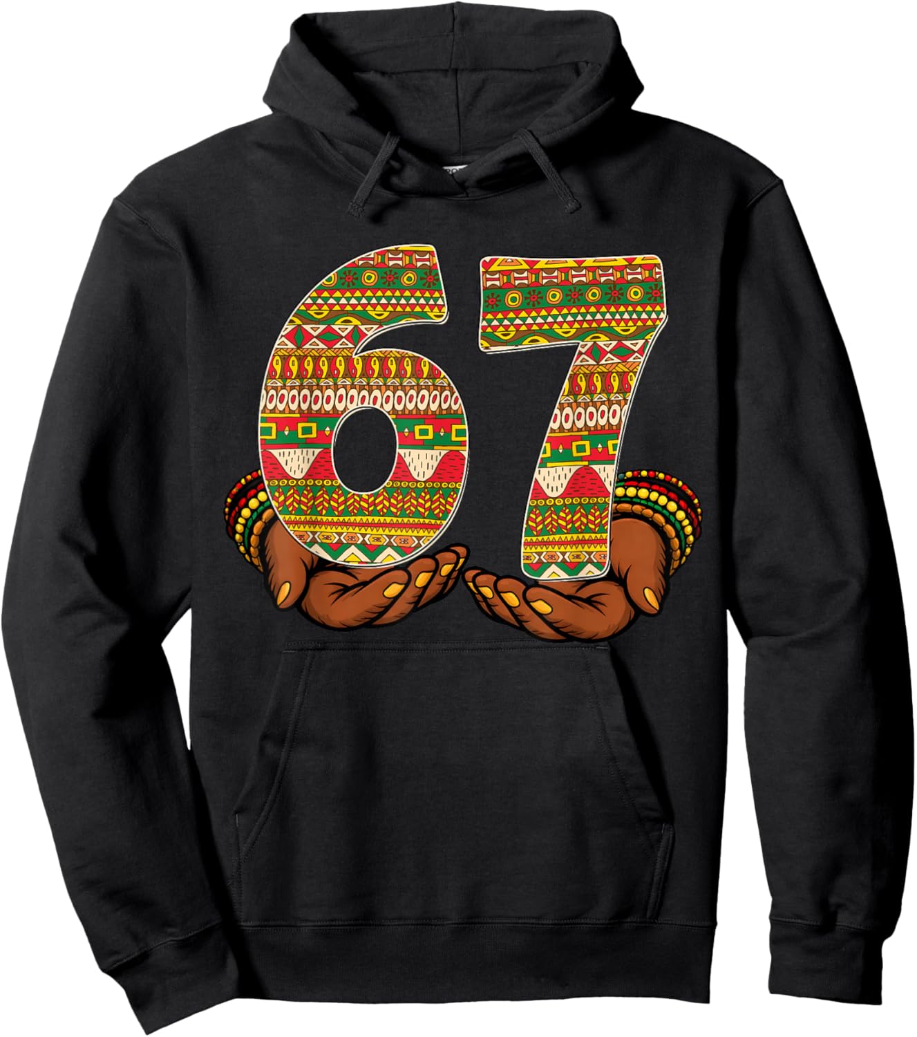 Black History Month Funny 67 African American Men Women Kid Hoodie - Hoodie | Black