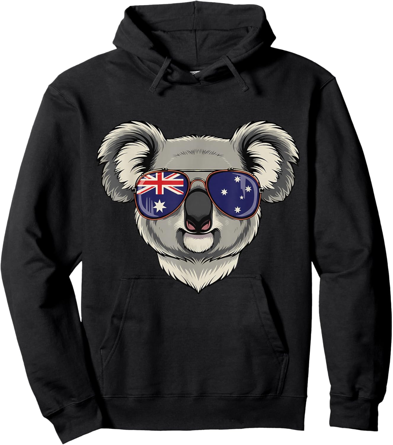 Australia Flag Australian Koala Hoodie - Hoodie | Black