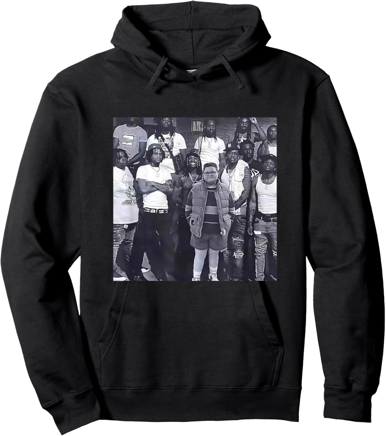 Derek in Oblock Cool Kid in Big Crew Funny Urban Meme Hoodie - Hoodie | Black