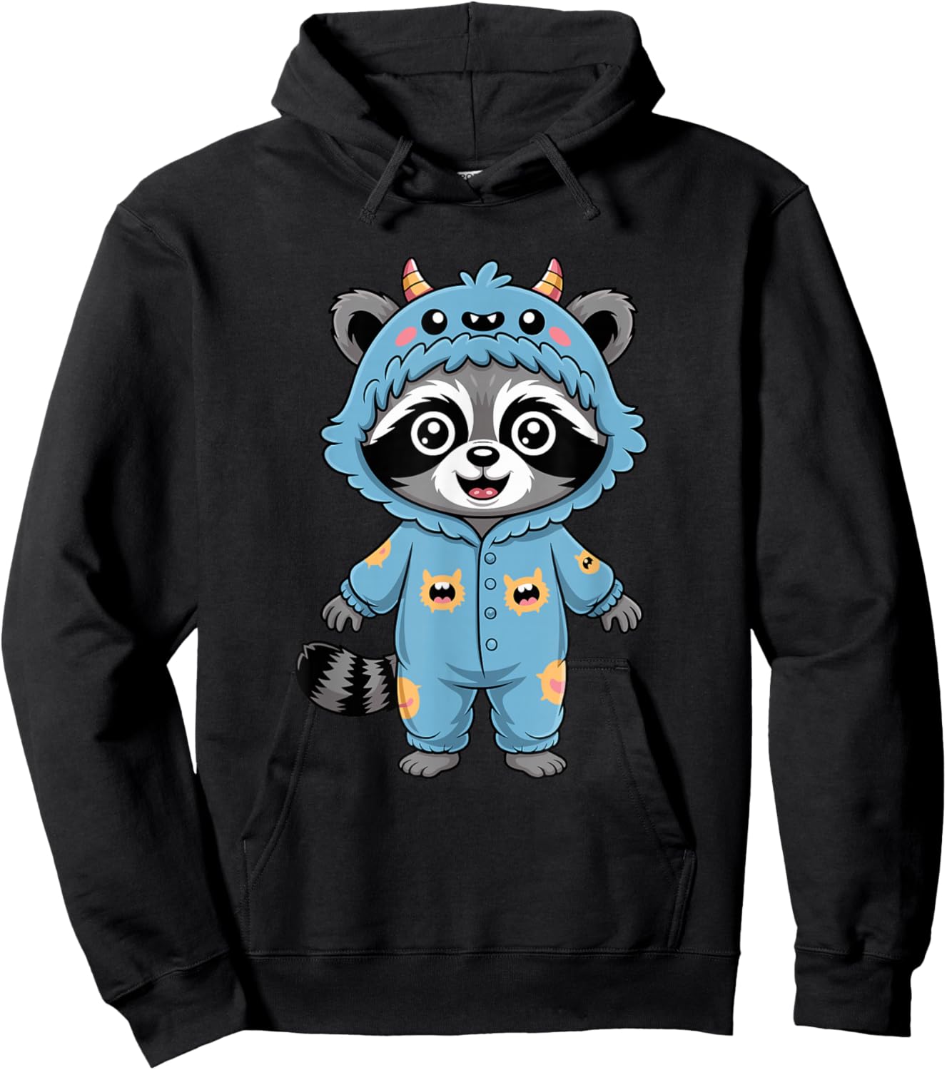 Monster Pajama Hoodie - Hoodie | Black