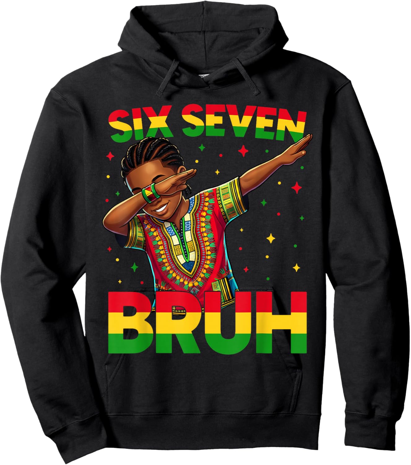 Bruh Dabbing Black History Month African 67 Meme Boys Kids Hoodie - Hoodie | Black