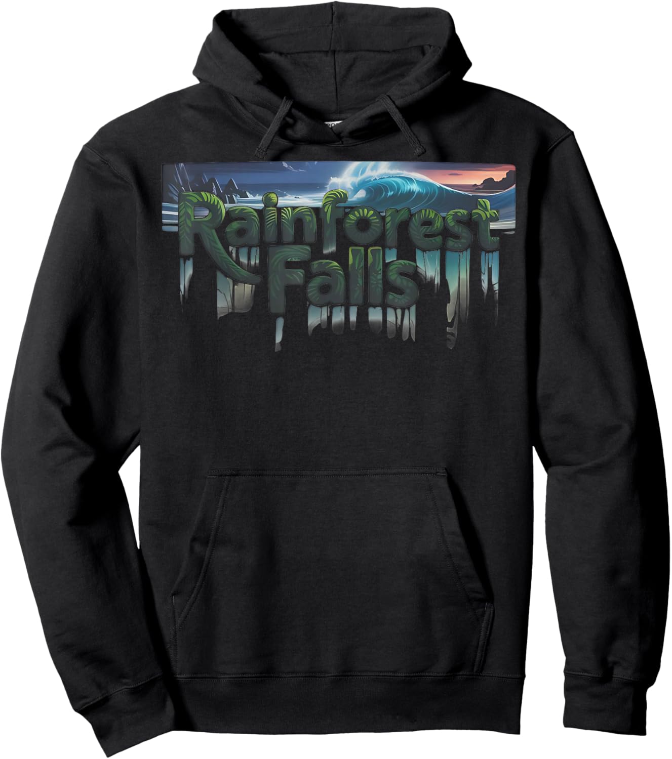 Rainforest Falls VBS 2026 Vacation Bible School Christian Hoodie - Hoodie | Black