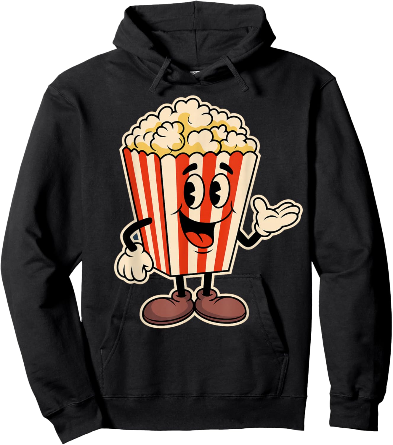Funny Popcorn Movie Drive-in Theater Film Cinema Hoodie - Hoodie | Black