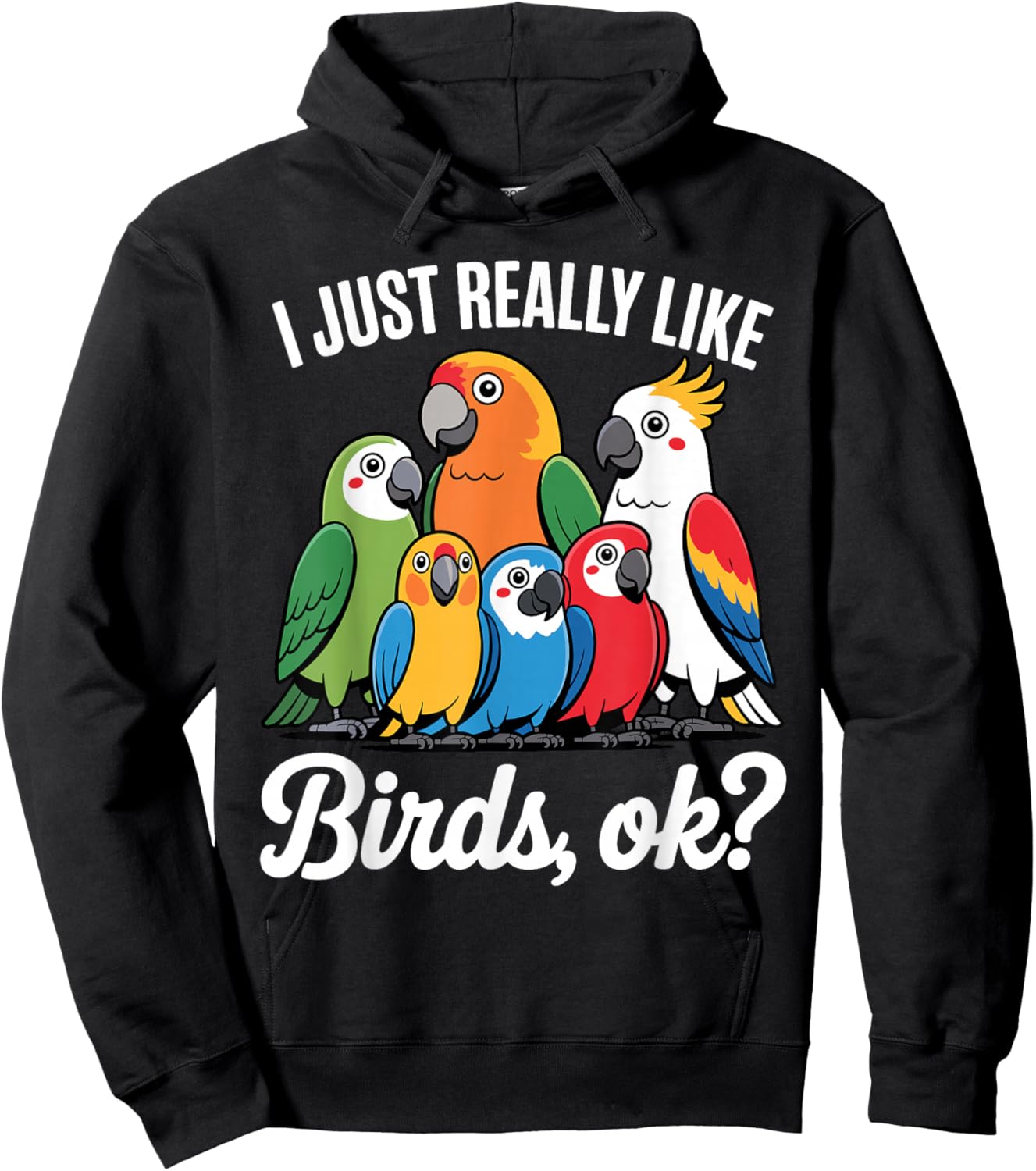 Funny Bird Watching Art Women Bird Watcher Birding Hoodie - Hoodie | Black