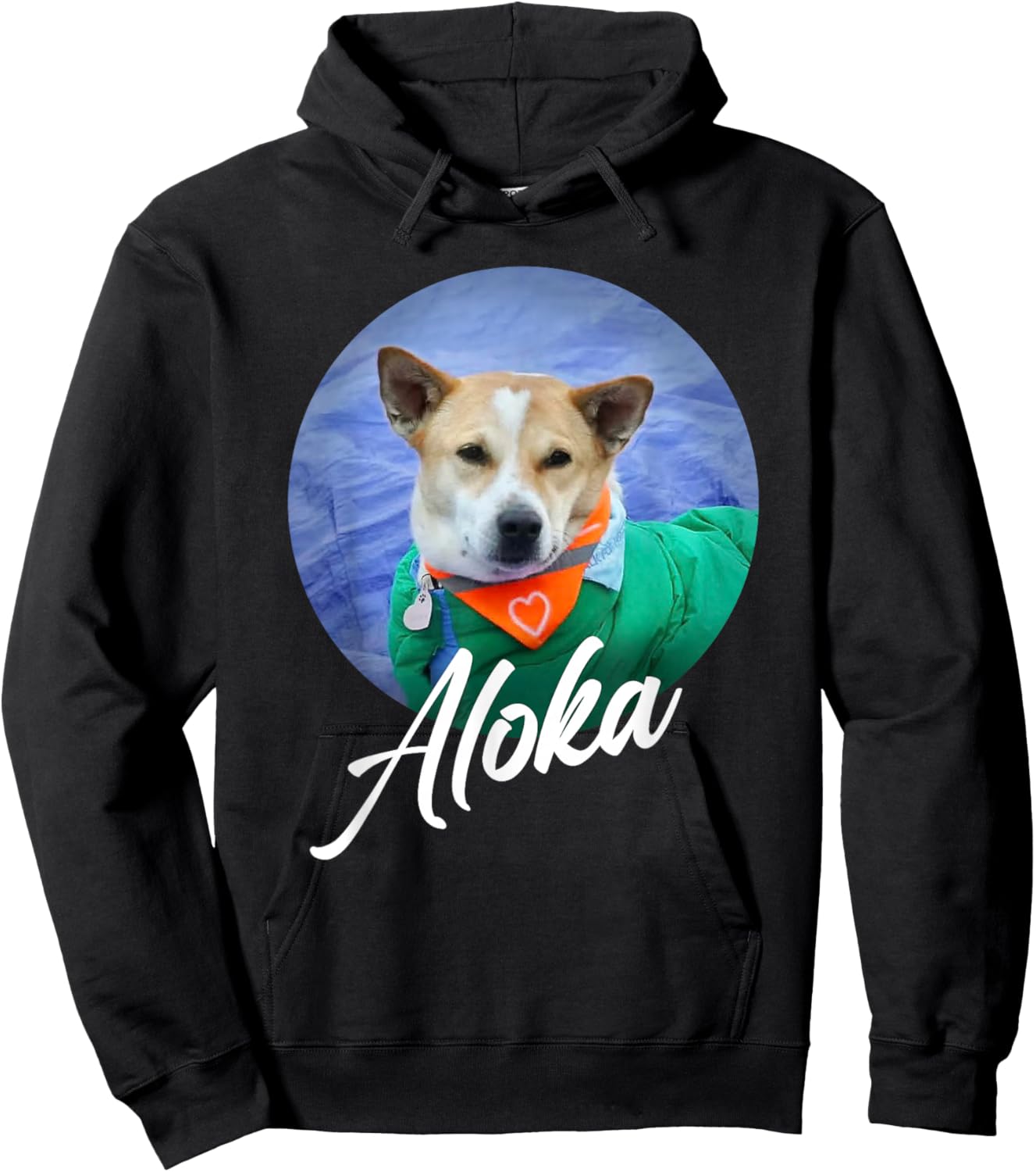 Aloka – The Walk for Peace Monk Dog Spreading Hope Hoodie - Hoodie | Black