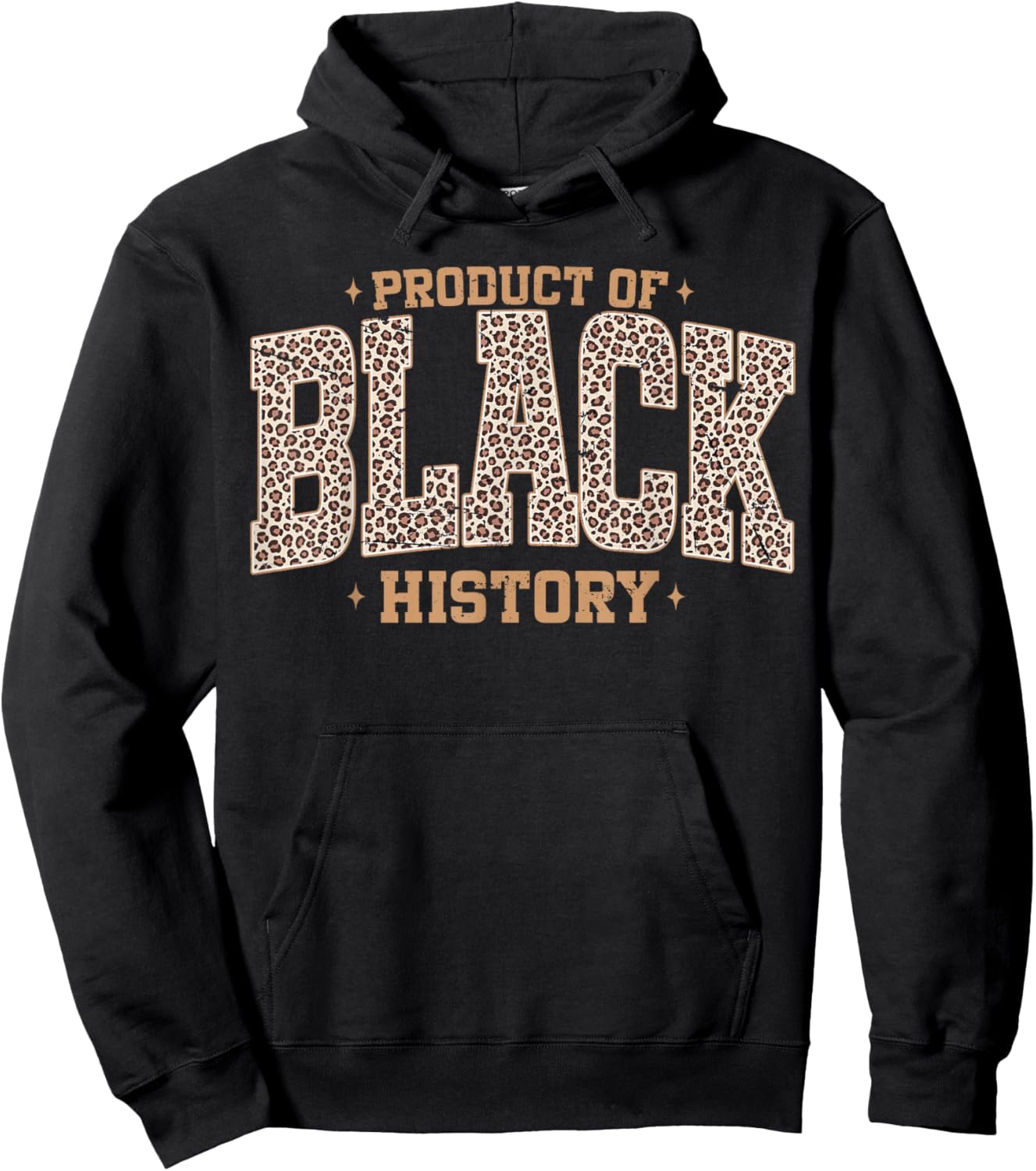 Leopard Product of Black History African American Women Girl Hoodie - Hoodie | Black
