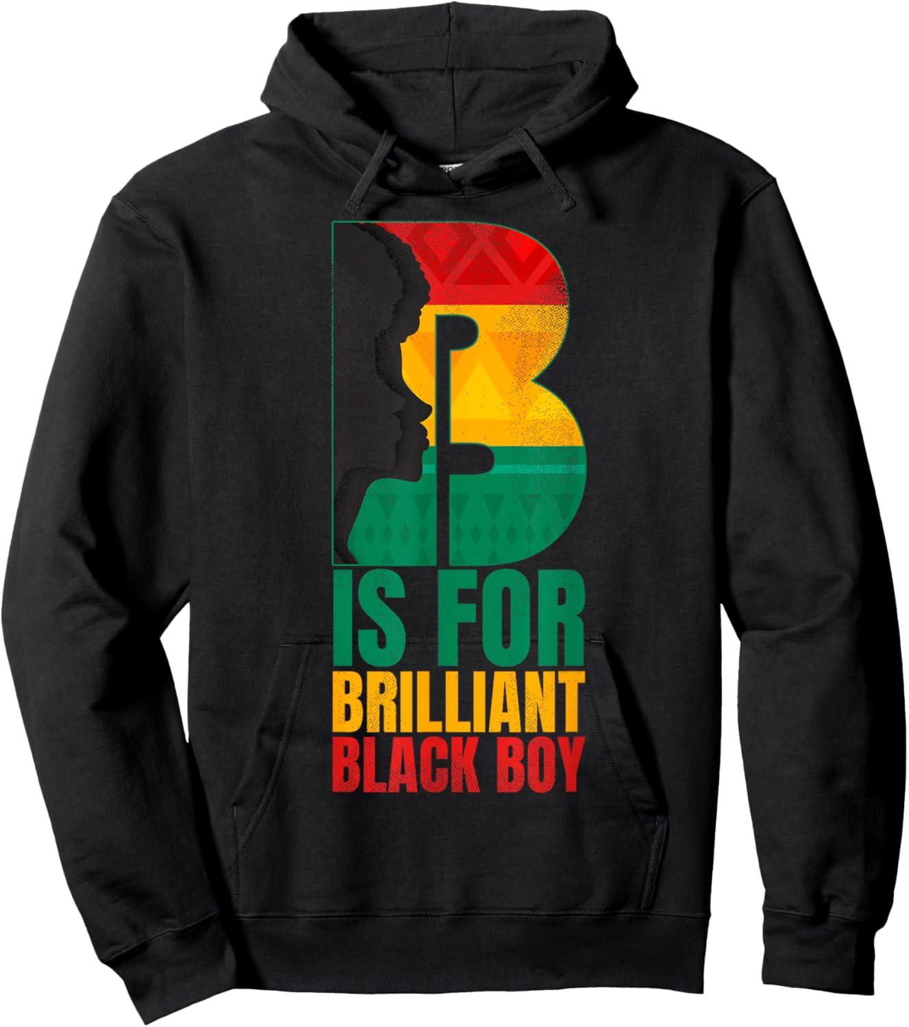 B is for Brilliant Black Boy Black History Month Boys Kids Hoodie - Hoodie | Black