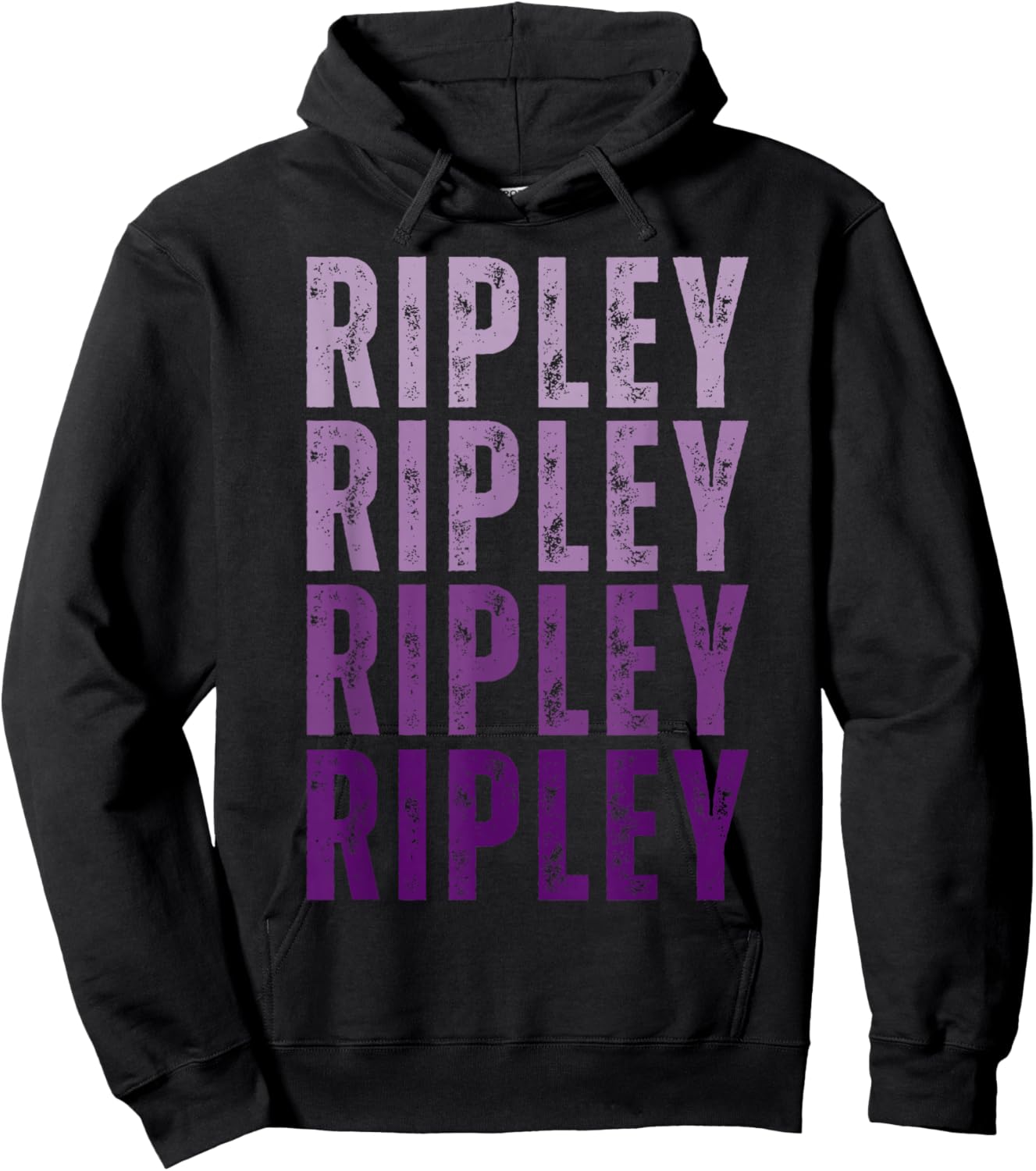 Vintage Ripley Personalized Name I Love Ripley Hoodie - Hoodie | Black