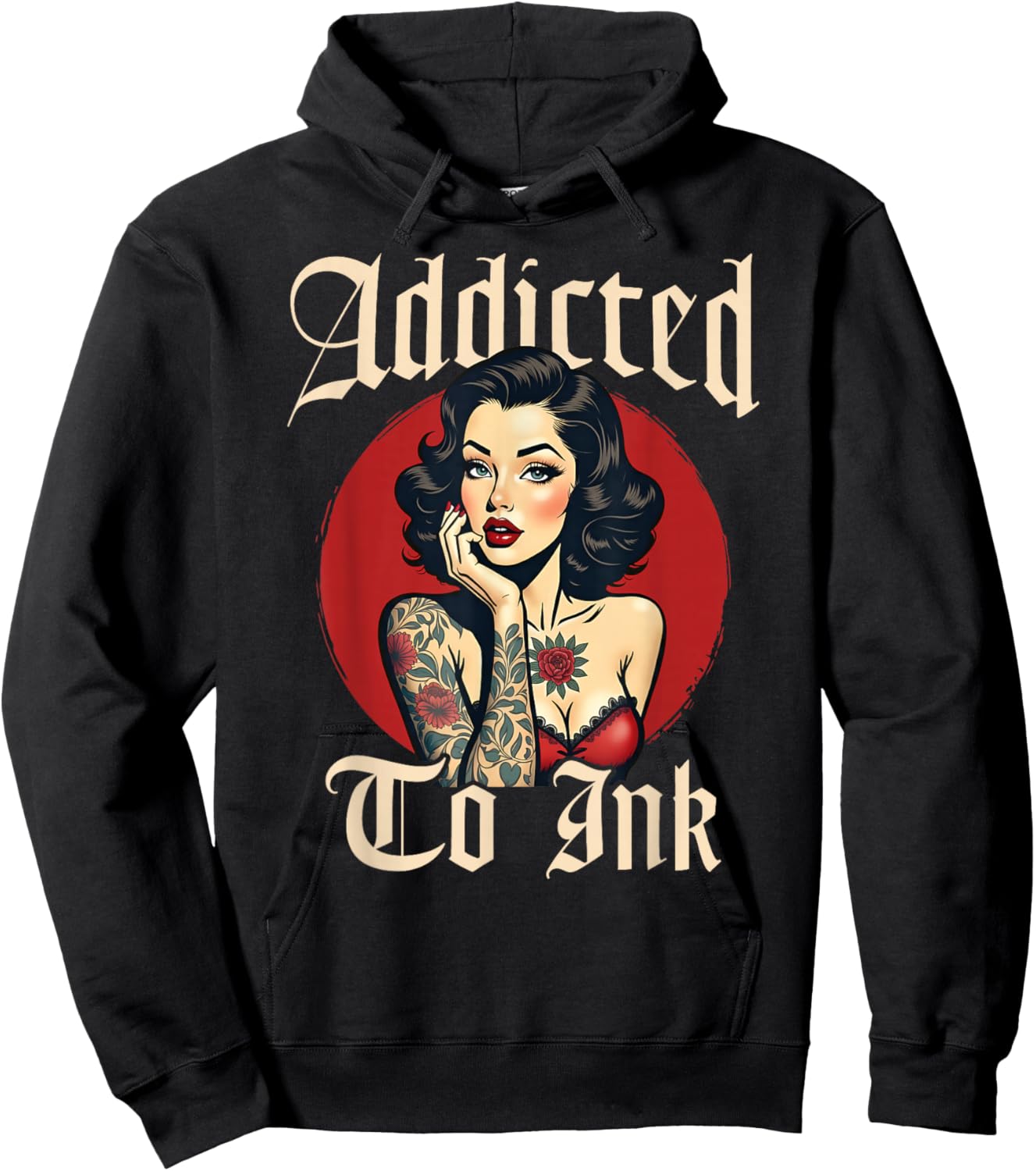 Addicted to Ink Hoodie - Hoodie | Black