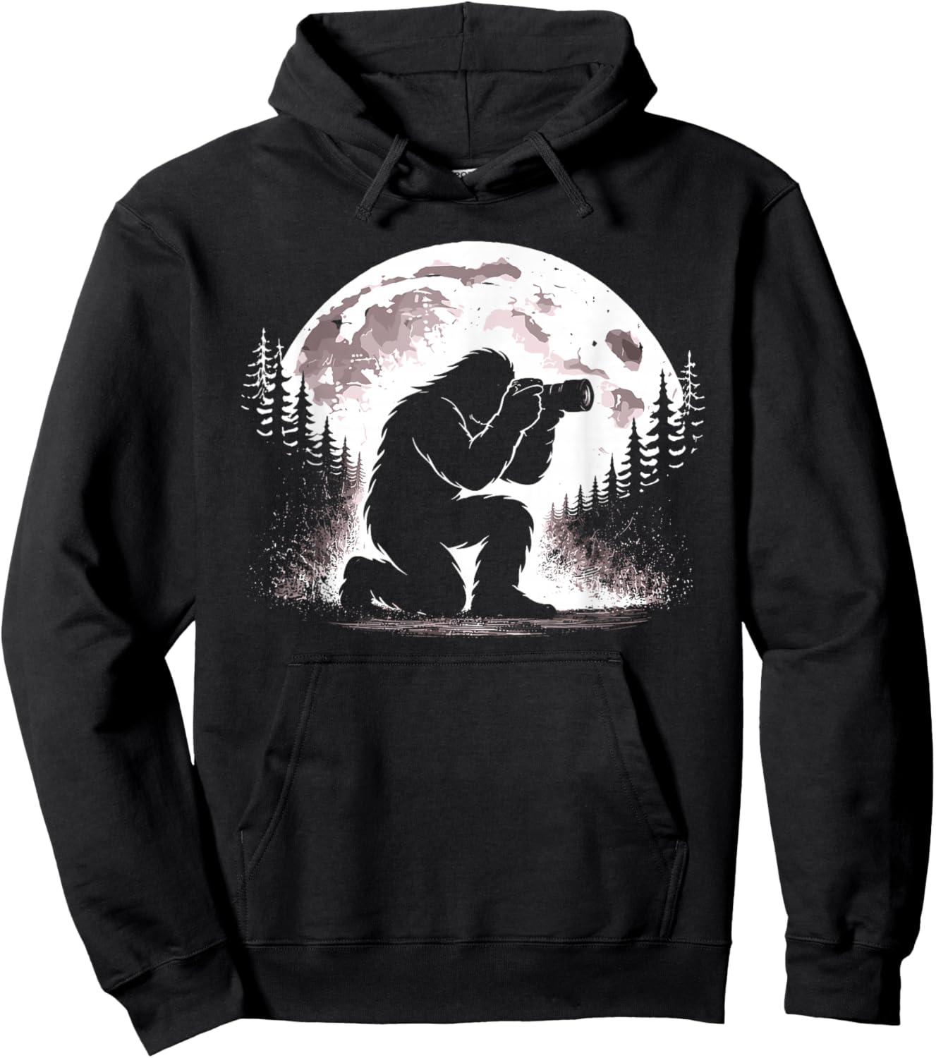Bigfoot Photographer Hobby Hoodie - Hoodie | Black