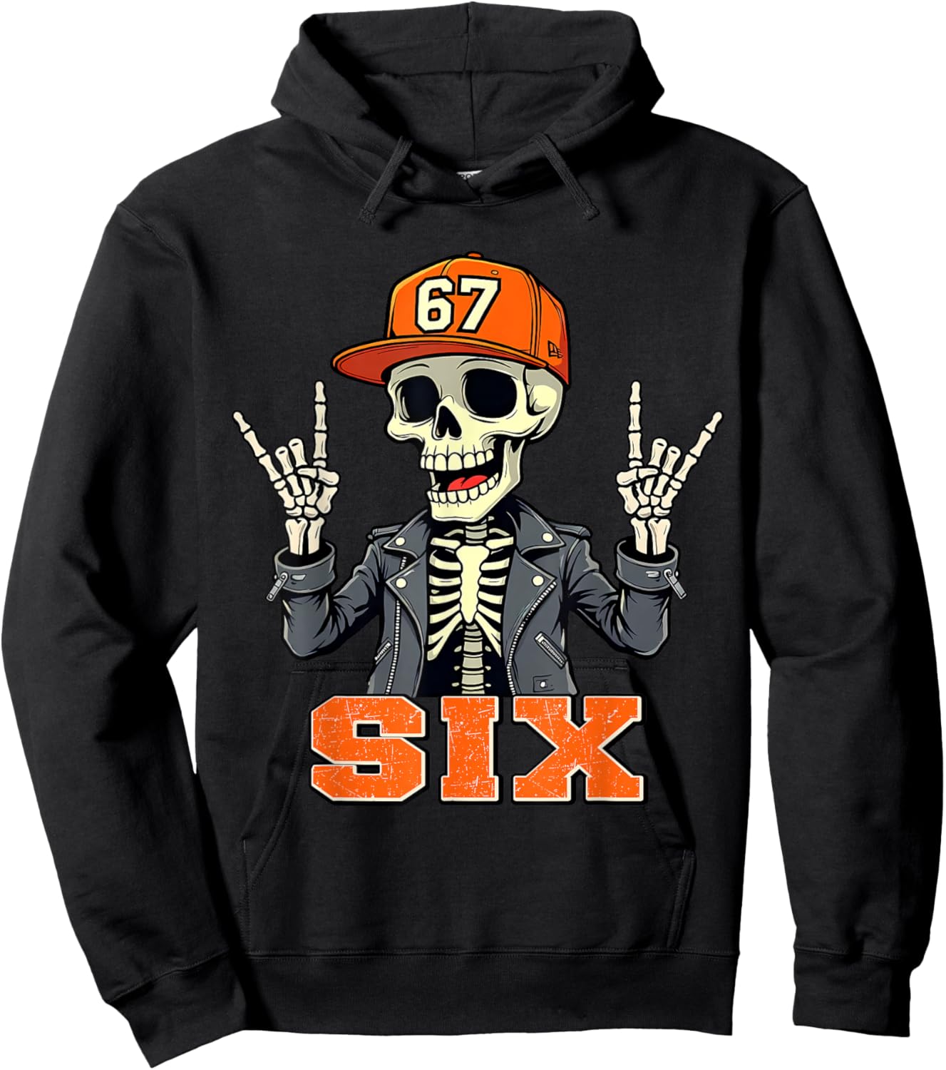 67ENDY Skeleton – 67 Six Seven Halloween 6 Hoodie - Hoodie | Black