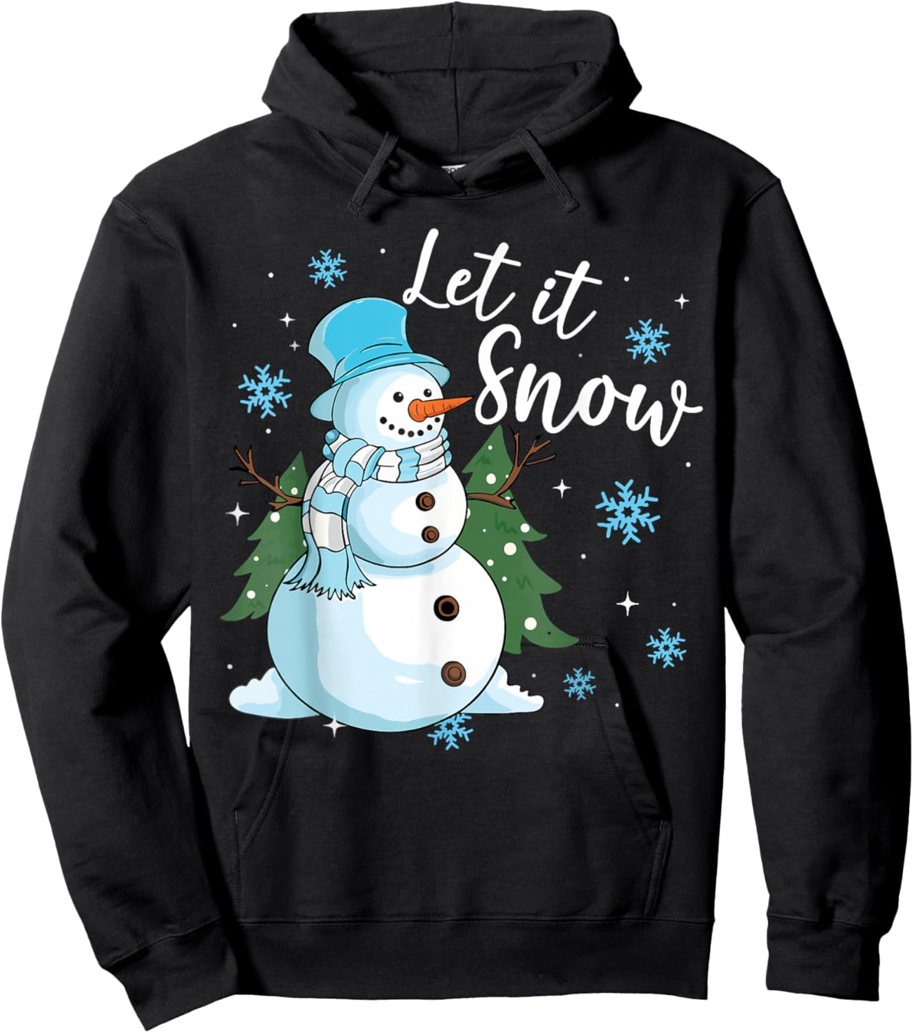 Holiday Pajama Hoodie - Hoodie | Black