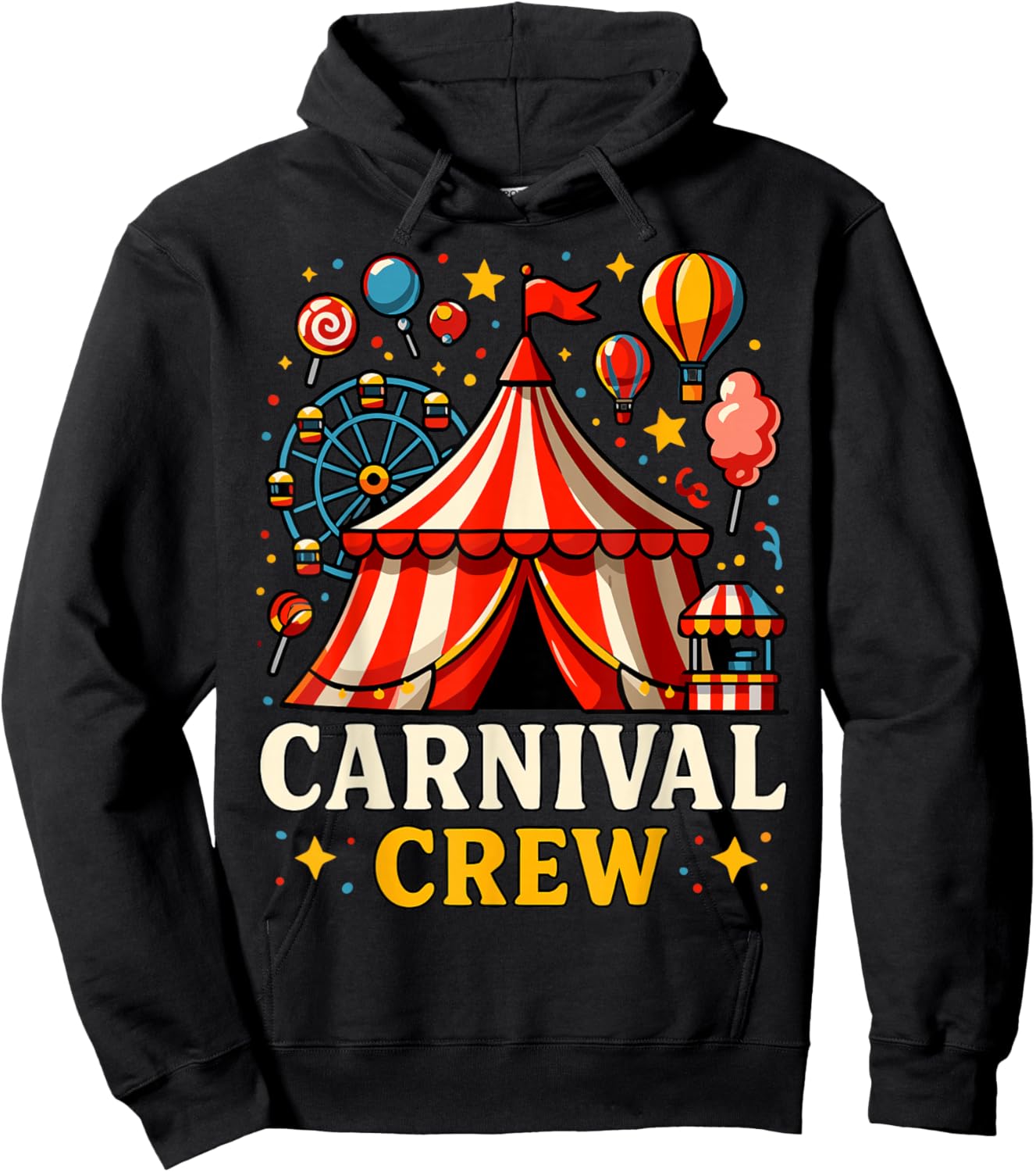 Funny Costume Party Carnival Crew Hoodie - Hoodie | Black