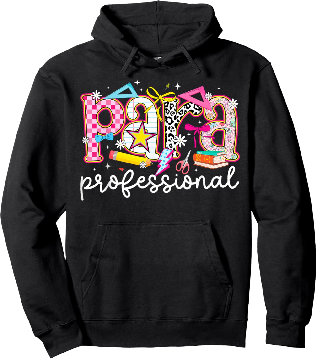 Paraprofessional Preppy Parapro para Hoodie - Hoodie | Black