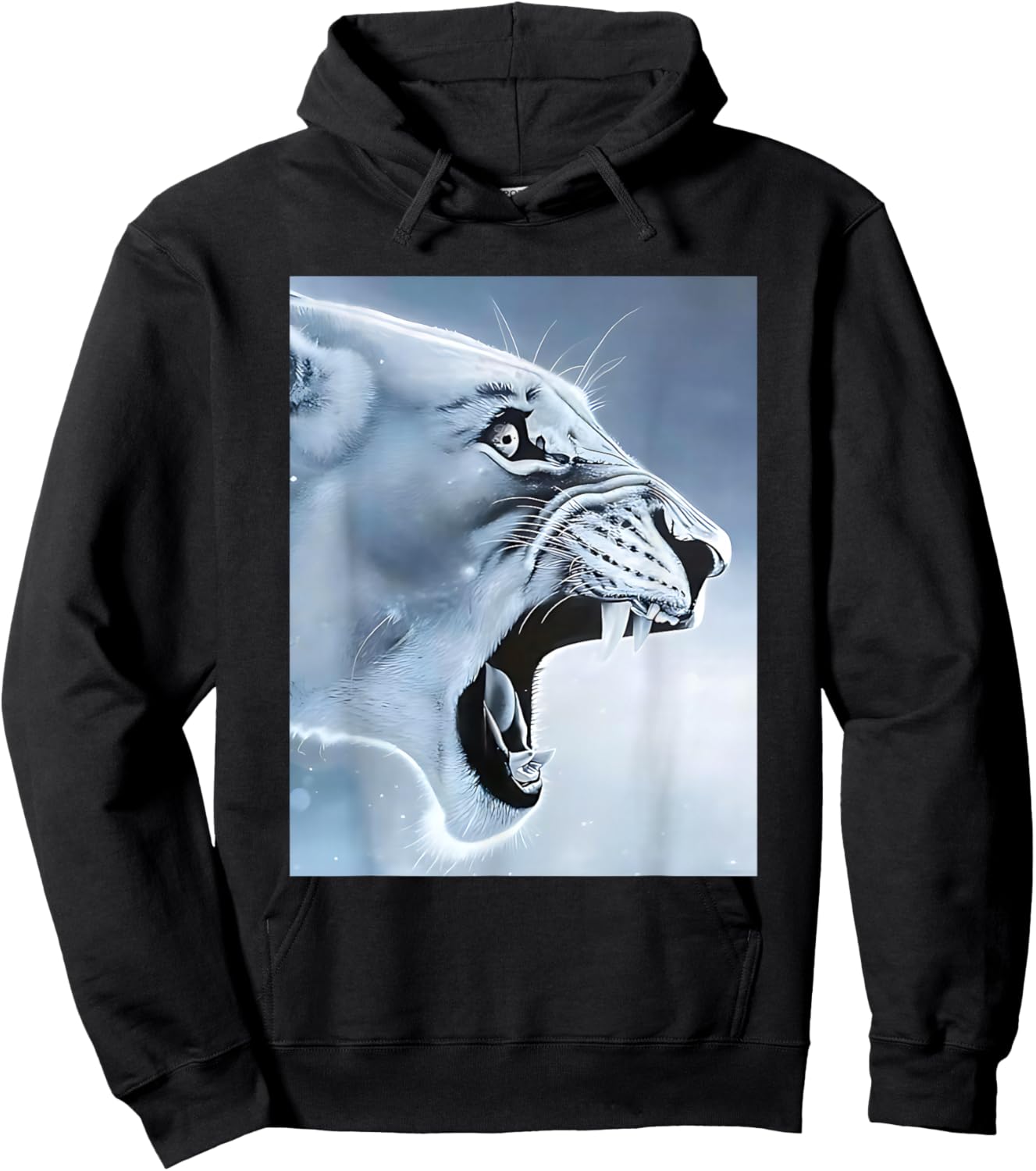 Funny Lion Monkey Meme brainrot Rage Bait Monkey Hoodie - Hoodie | Black