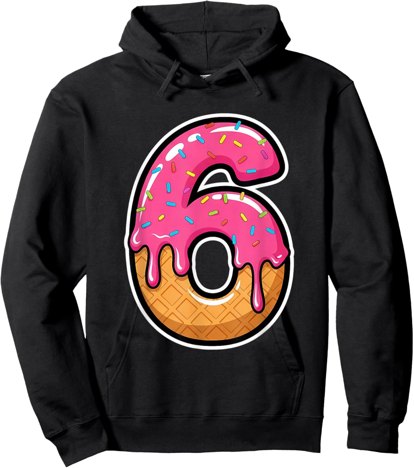 67 Halloween Costume Duo Matching Number 6 and 7 Outfit Hoodie - Hoodie | Black