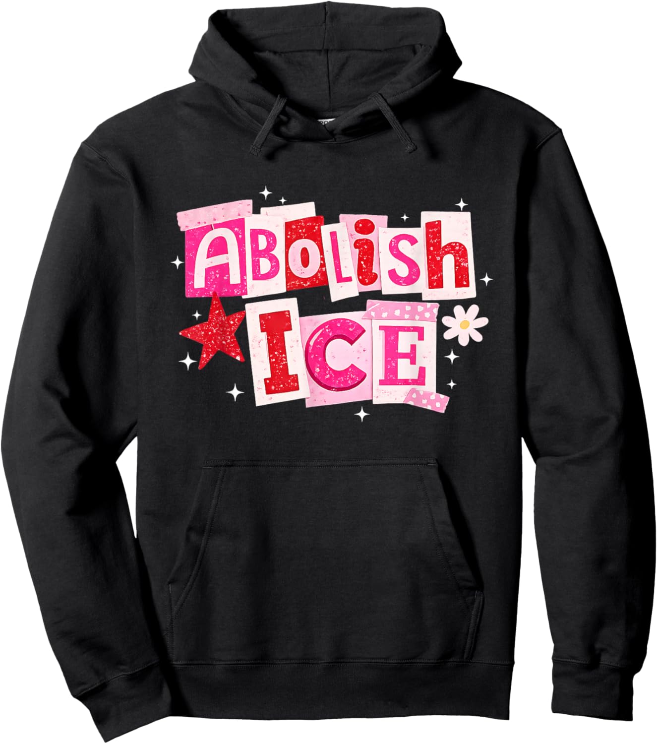 Abolish ICE, Valentine Funny Hoodie - Hoodie | Black